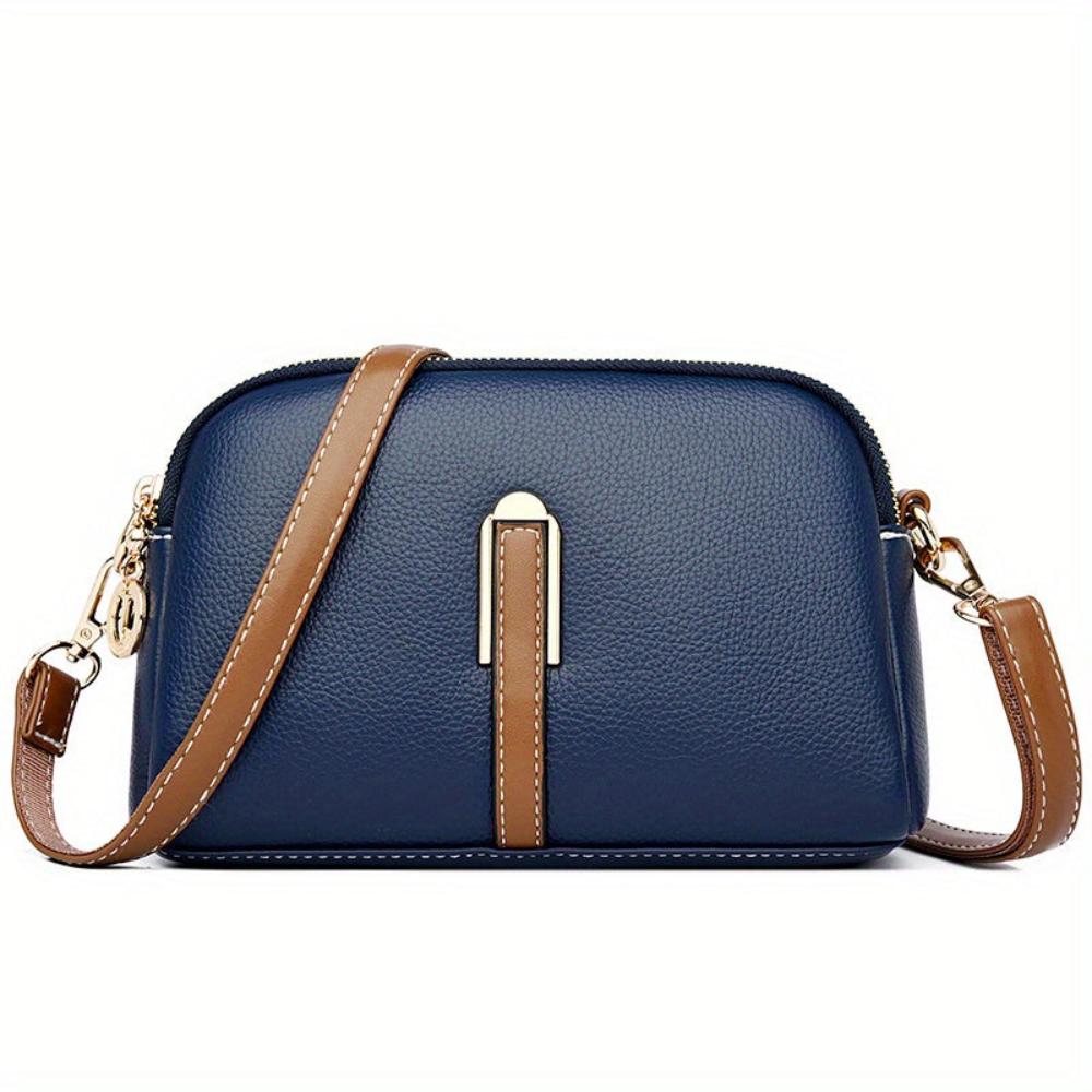Stylish Embossed Leather Crossbody Bag for Women