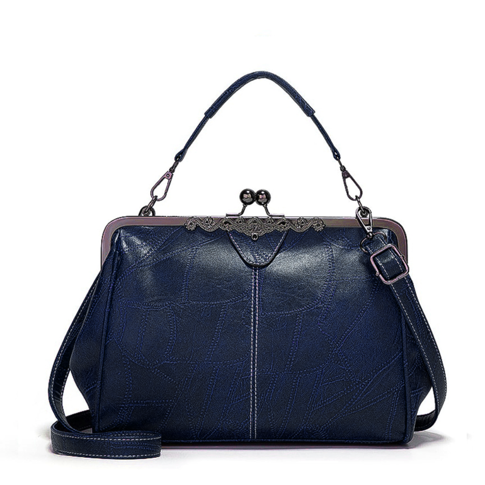 Elegant Retro Vintage Kiss-Lock Handbag