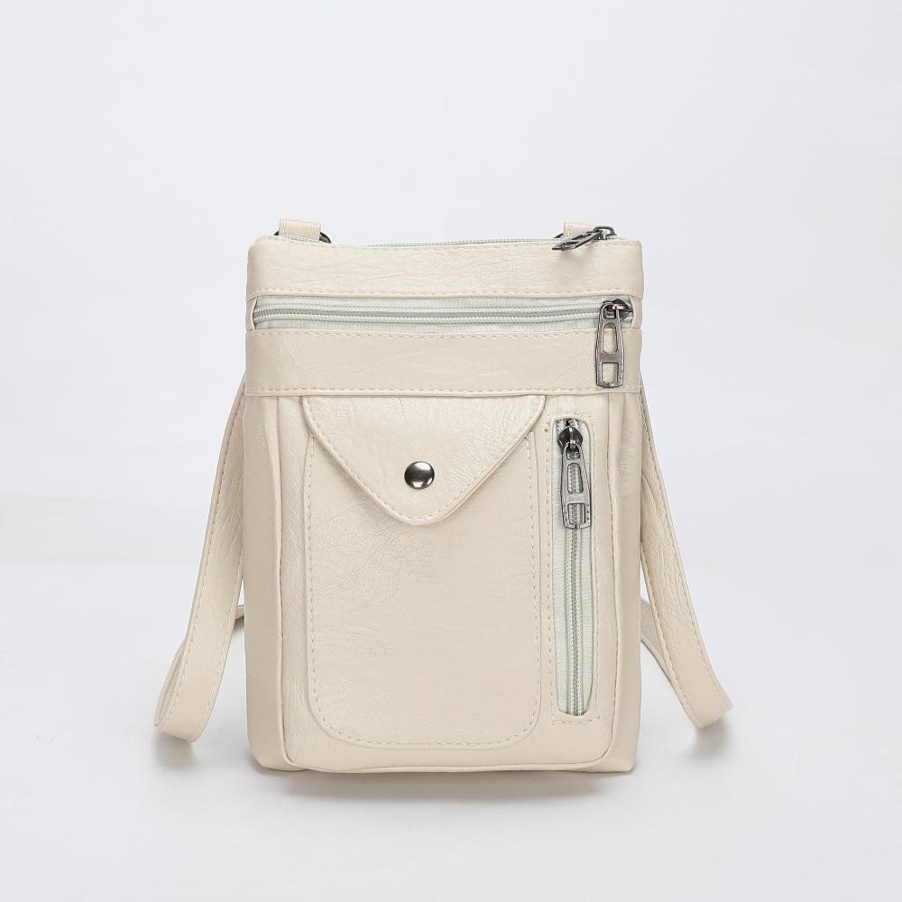 Clara Vintage Leather Crossbody Bag for Women