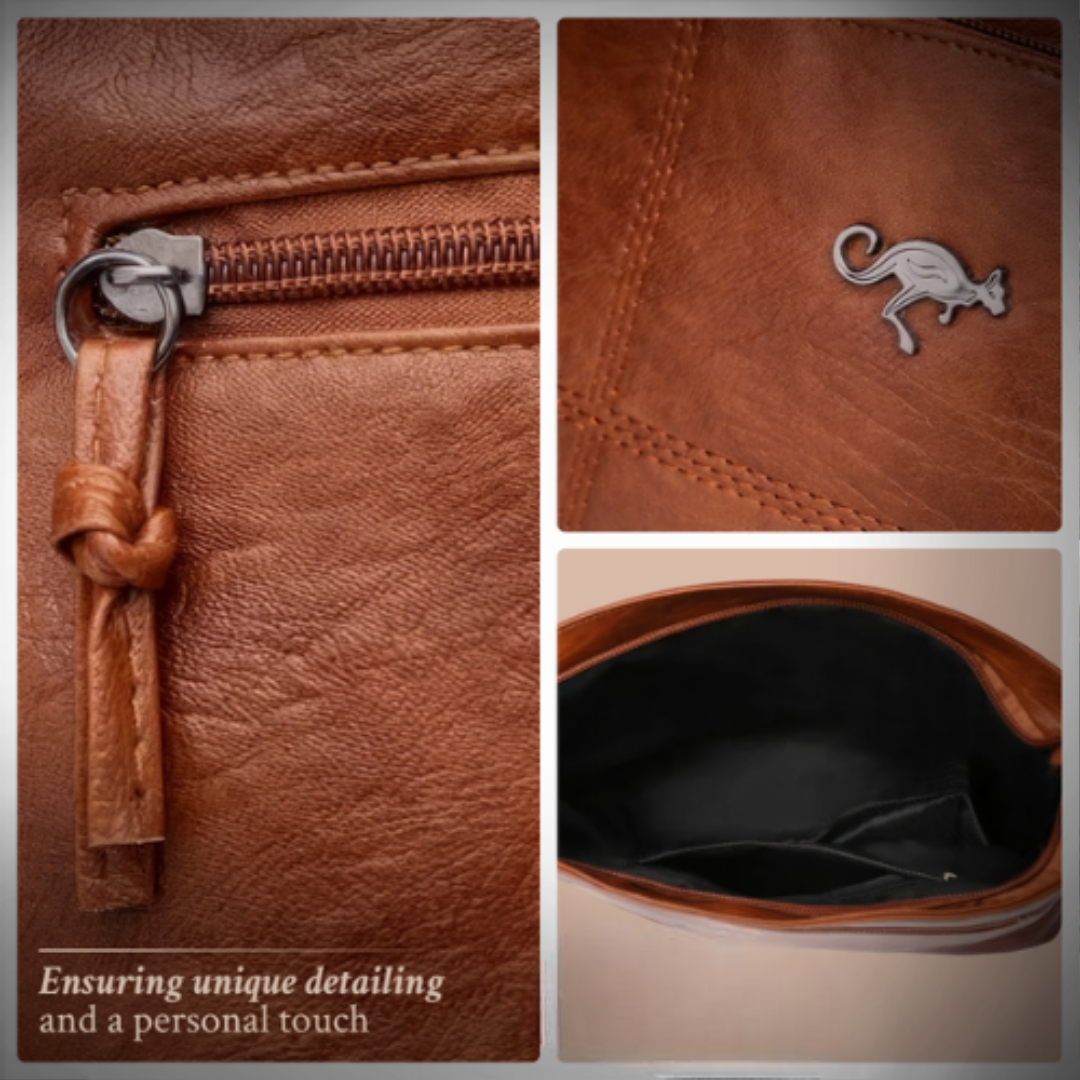 Alina Luxe Handcrafted Genuine Leather Tote