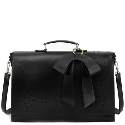 Elegant Bow-Tie Satchel Handbag for Women