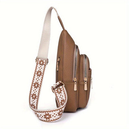 Hazel Stylish Vintage Chest Crossbody Shoulder Bag