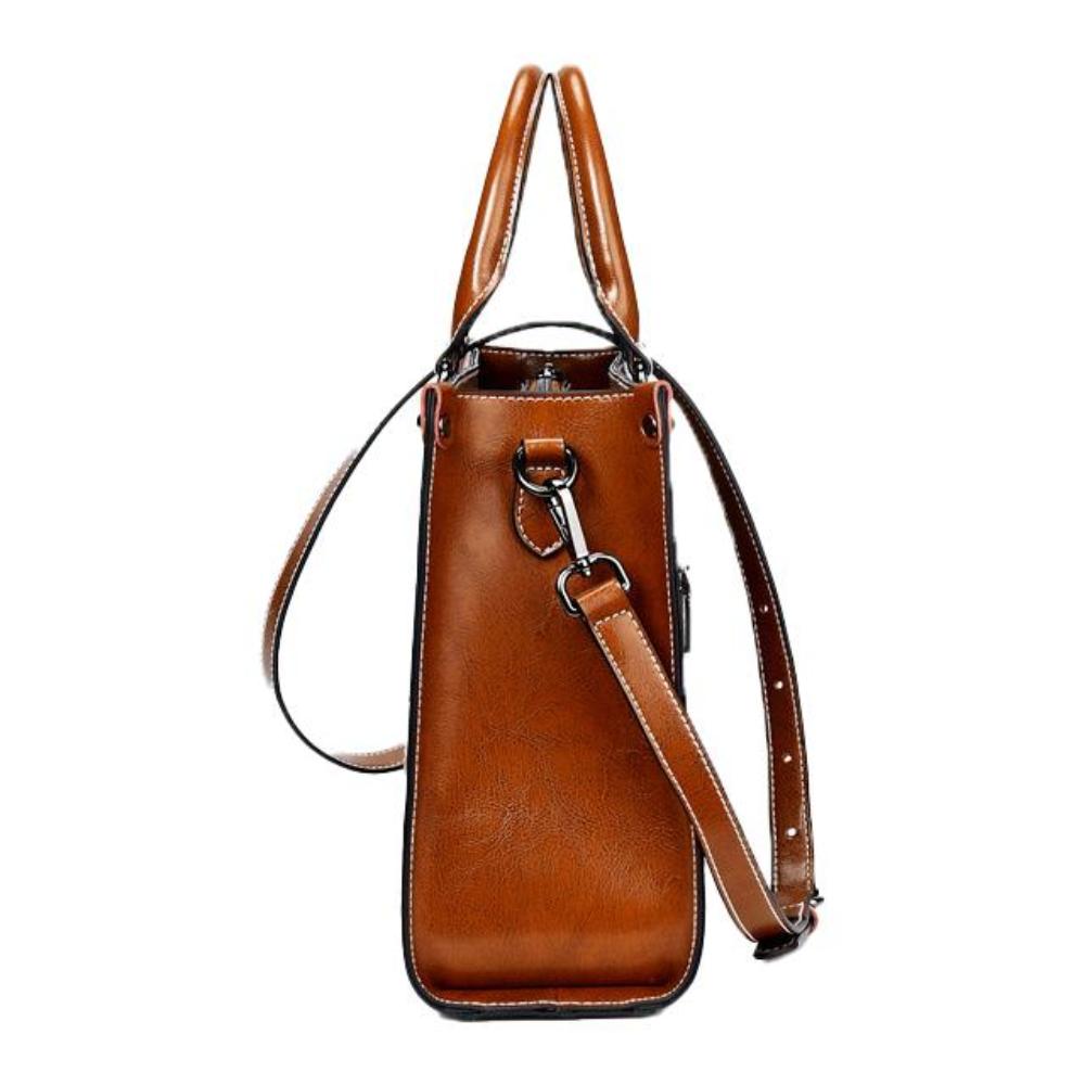 Elegant Tote Leather Bag Stylish and Functional