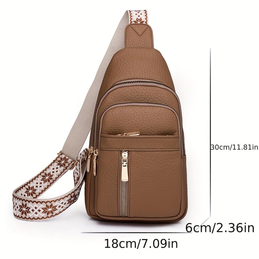 Hazel Stylish Vintage Chest Crossbody Shoulder Bag