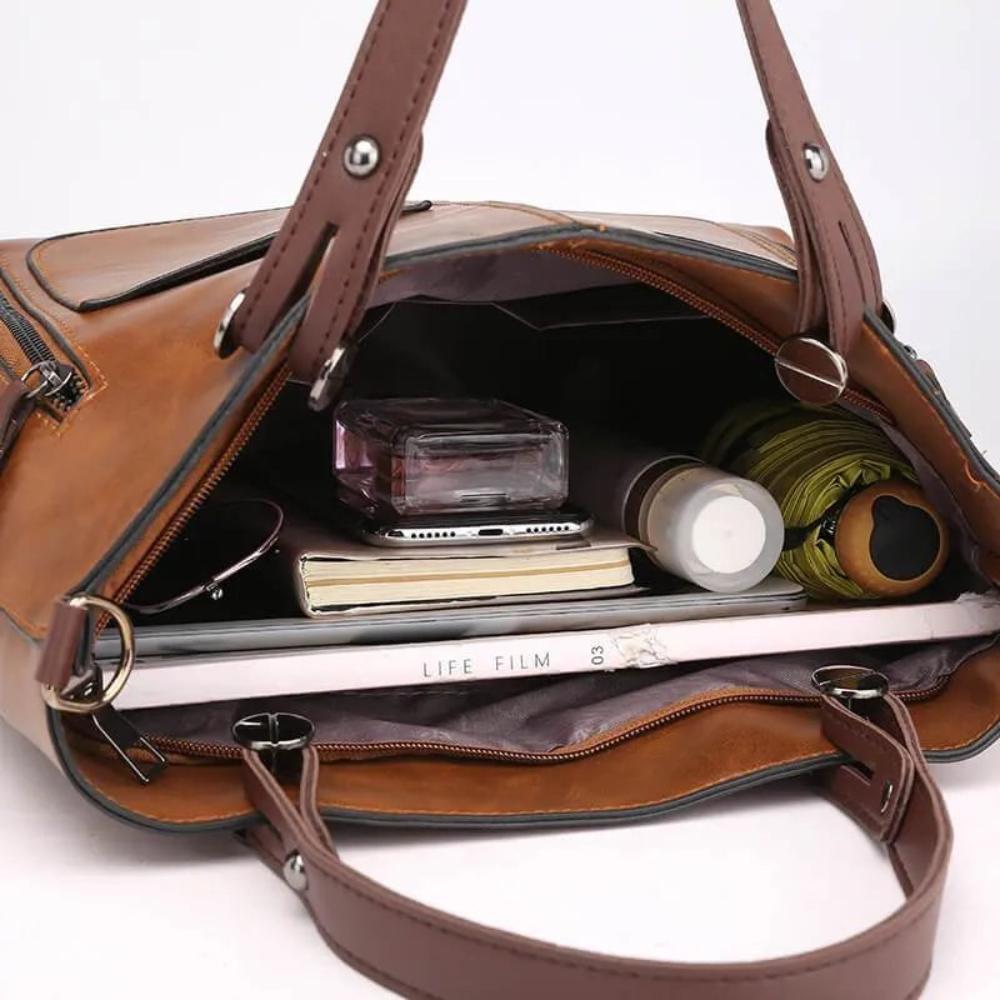 Timeless Elegance Stylish Leather Shoulder Bag Women