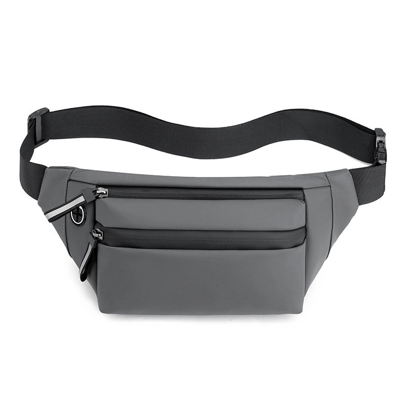 Men's Streetwear Solid Color Polyester Waist Bags