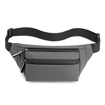 Men's Streetwear Solid Color Polyester Waist Bags