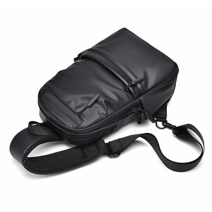 Men's Basic Solid Color Polyester Waist Bags