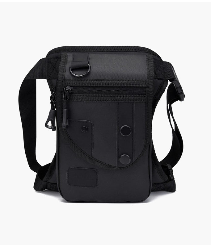 Unisex Solid Color Camouflage Oxford Cloth Zipper Fanny Pack