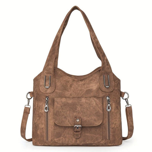 Vintage Charm Stylish Leather Shoulder Bag