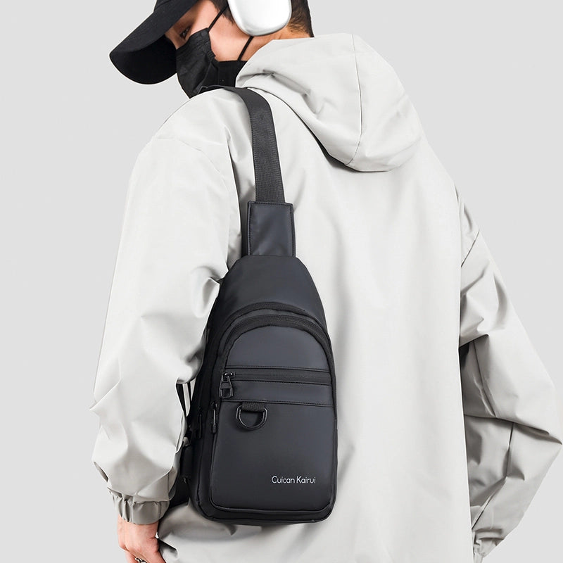 Unisex Sports Solid Color Nylon Men's Waist Bags