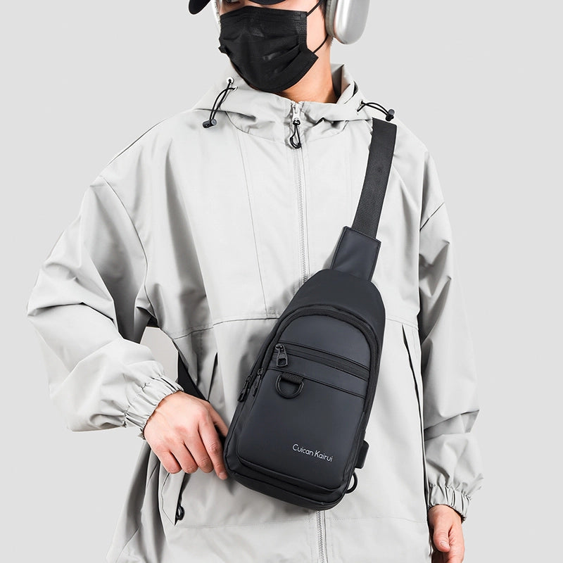 Unisex Sports Solid Color Nylon Men's Waist Bags