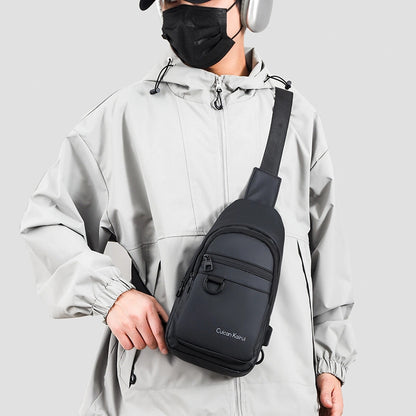 Unisex Sports Solid Color Nylon Men's Waist Bags