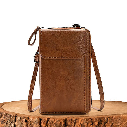 Chic Compact Stylish Leather Handbag