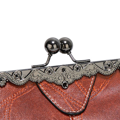 Elegant Retro Vintage Kiss-Lock Handbag