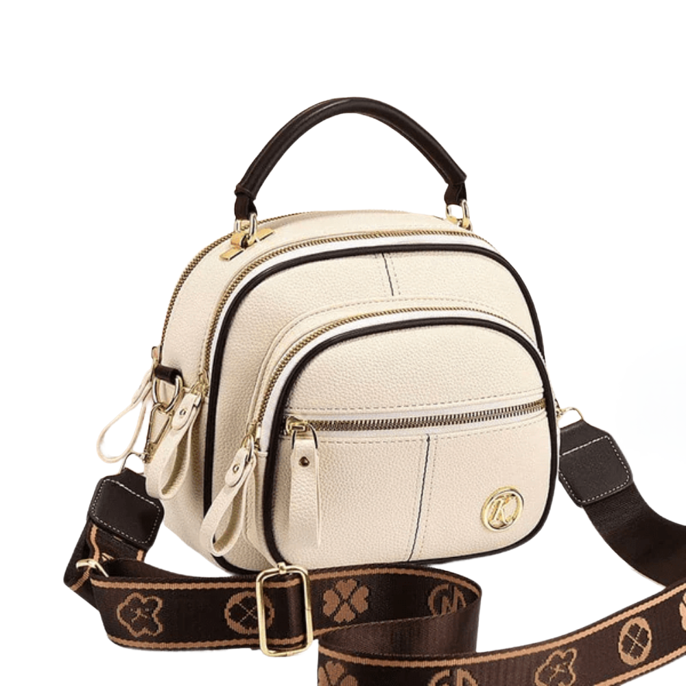 Stylish Leather Bag with Shoulder Strap