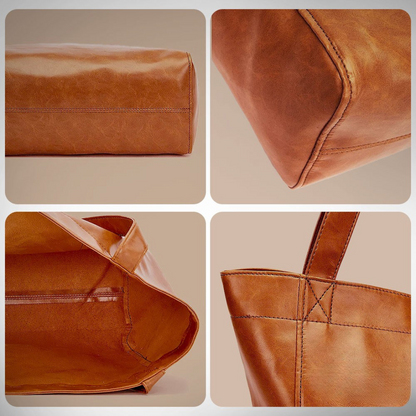 Timeless Elegance Handcrafted Aurora Leather Satchel
