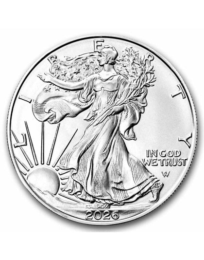 1 oz American Silver Eagle Coin BU (2026)