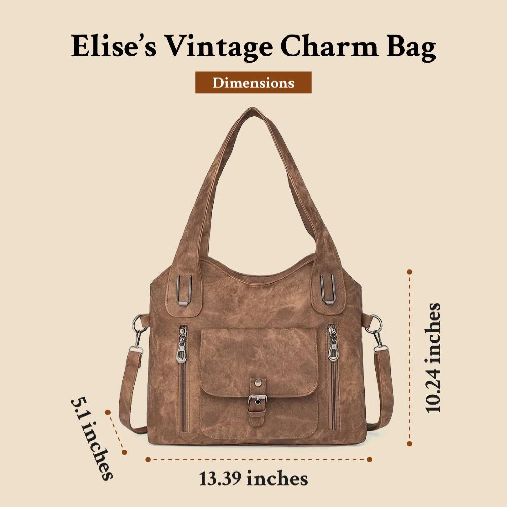 Vintage Charm Stylish Leather Shoulder Bag