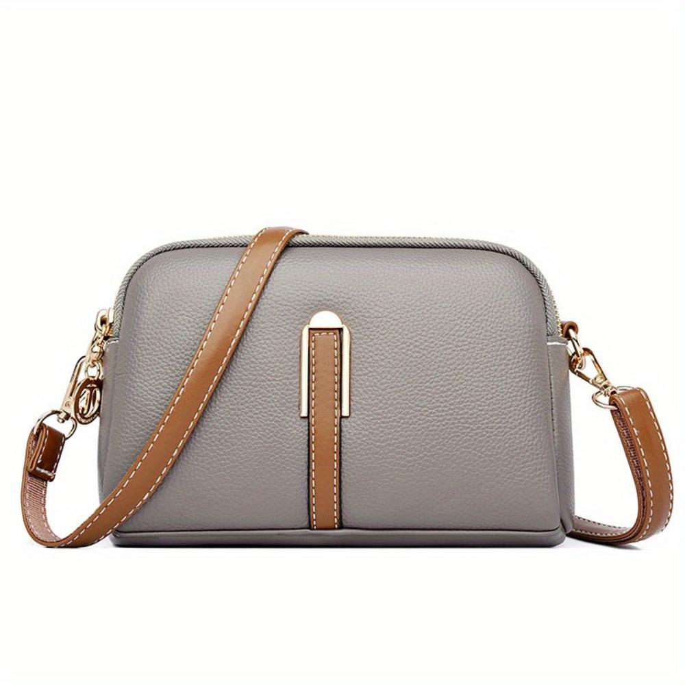 Stylish Embossed Leather Crossbody Bag for Women