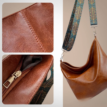 Vintage Charm Handmade Vintage Leather Shoulder Bag