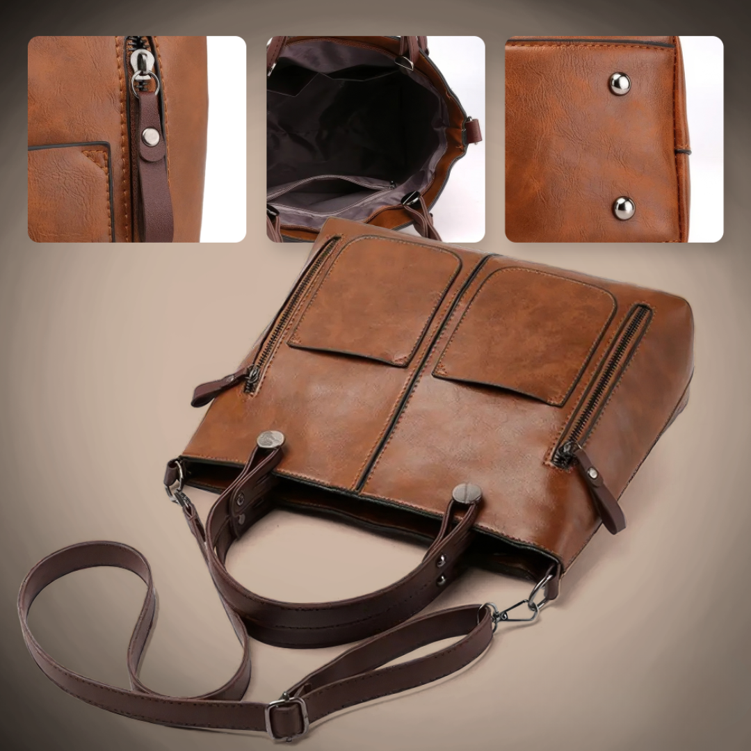 Timeless Elegance Stylish Leather Shoulder Bag Women