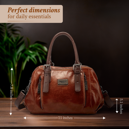 Luxe Statement Timeless Elegant Women’s Leather Bag