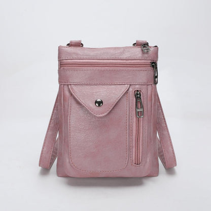 Clara Vintage Leather Crossbody Bag for Women