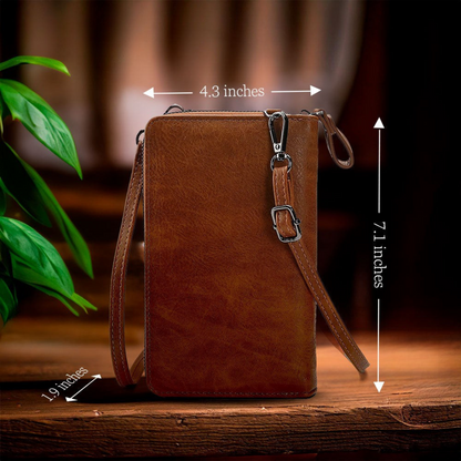 Chic Compact Stylish Leather Handbag
