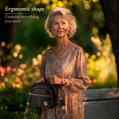 Stylish Leather Bag with Shoulder Strap