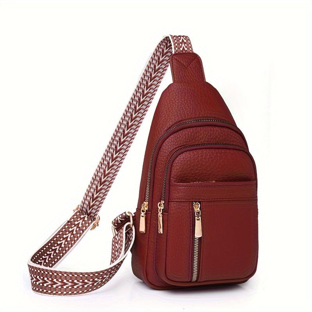 Hazel Stylish Vintage Chest Crossbody Shoulder Bag