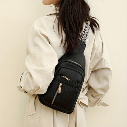 Hazel Stylish Vintage Chest Crossbody Shoulder Bag