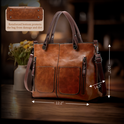 Timeless Elegance Stylish Leather Shoulder Bag Women