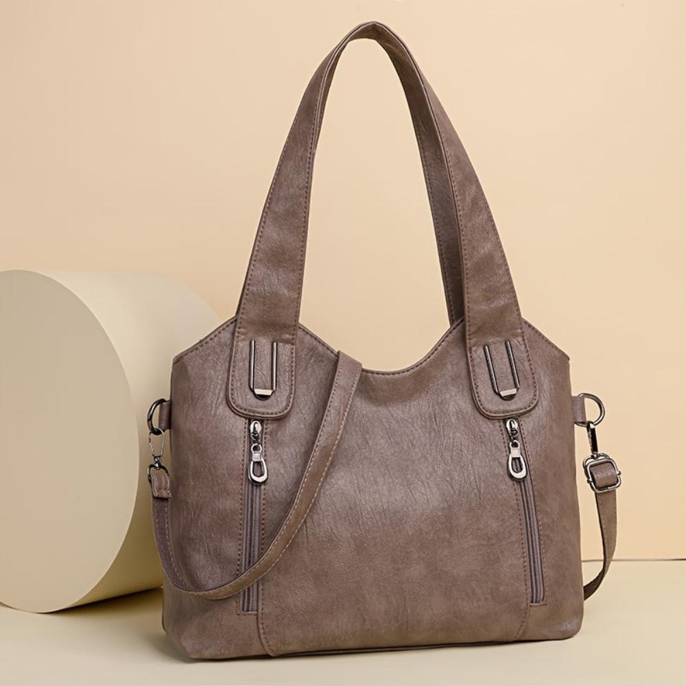 Classic Retro Tote Shoulder Leather Bag