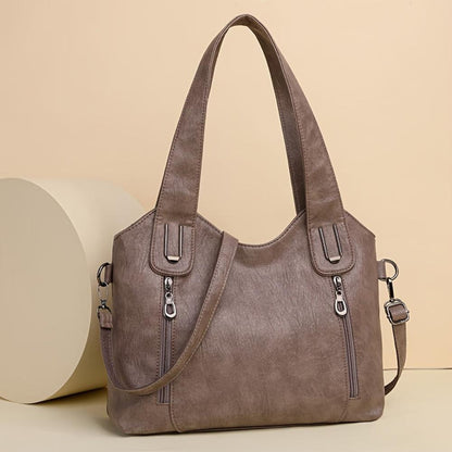 Classic Retro Tote Shoulder Leather Bag