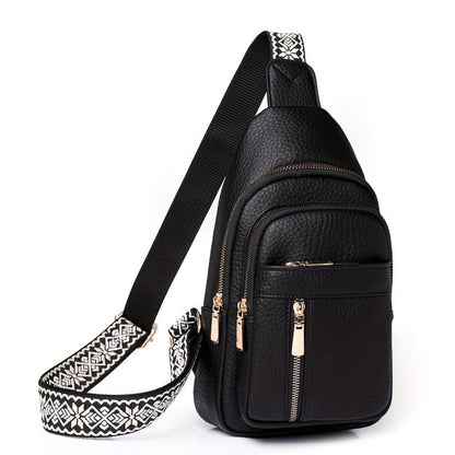 Hazel Stylish Vintage Chest Crossbody Shoulder Bag