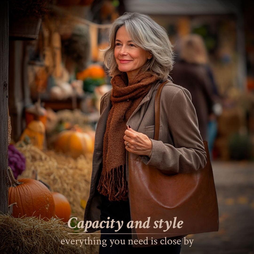 Modern Chic Premium Stylish Leather Shoulder Tote Bag