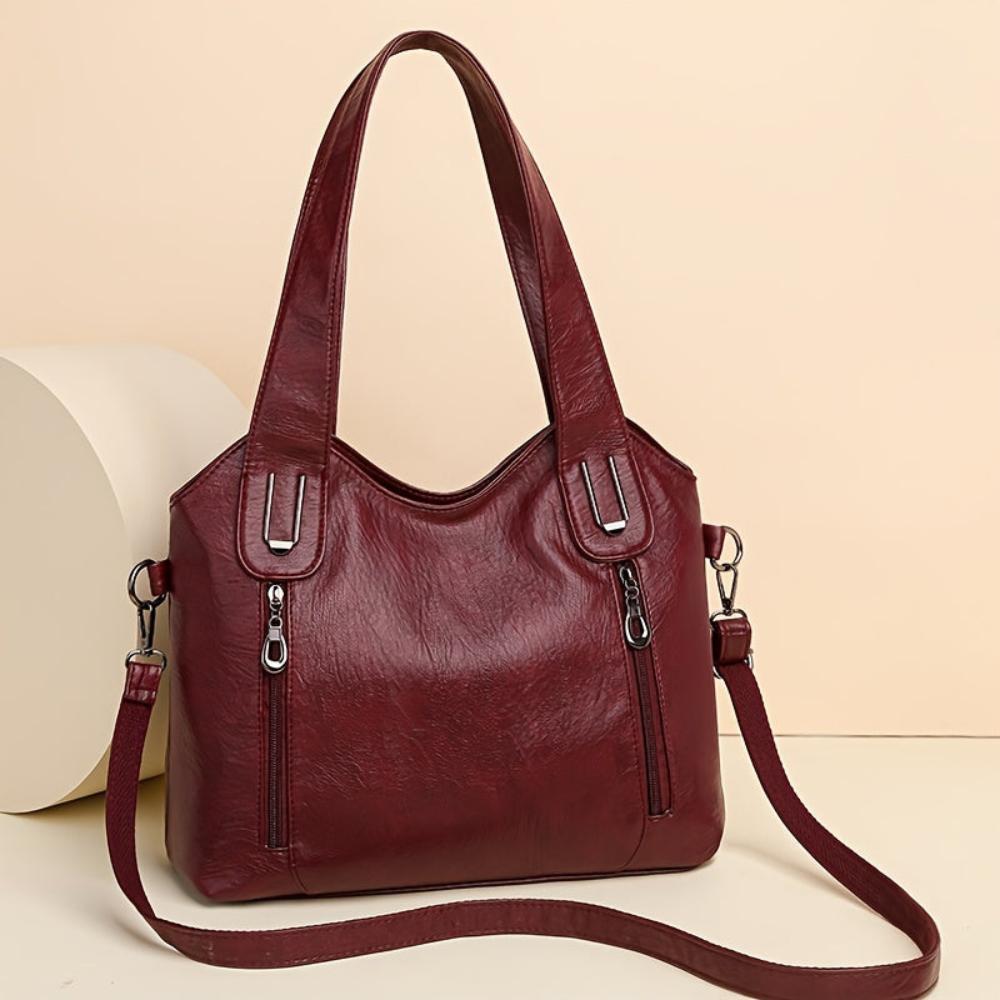 Classic Retro Tote Shoulder Leather Bag