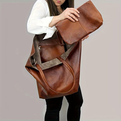 Renee’s Chic Vintage-Inspired Spacious Everyday Tote