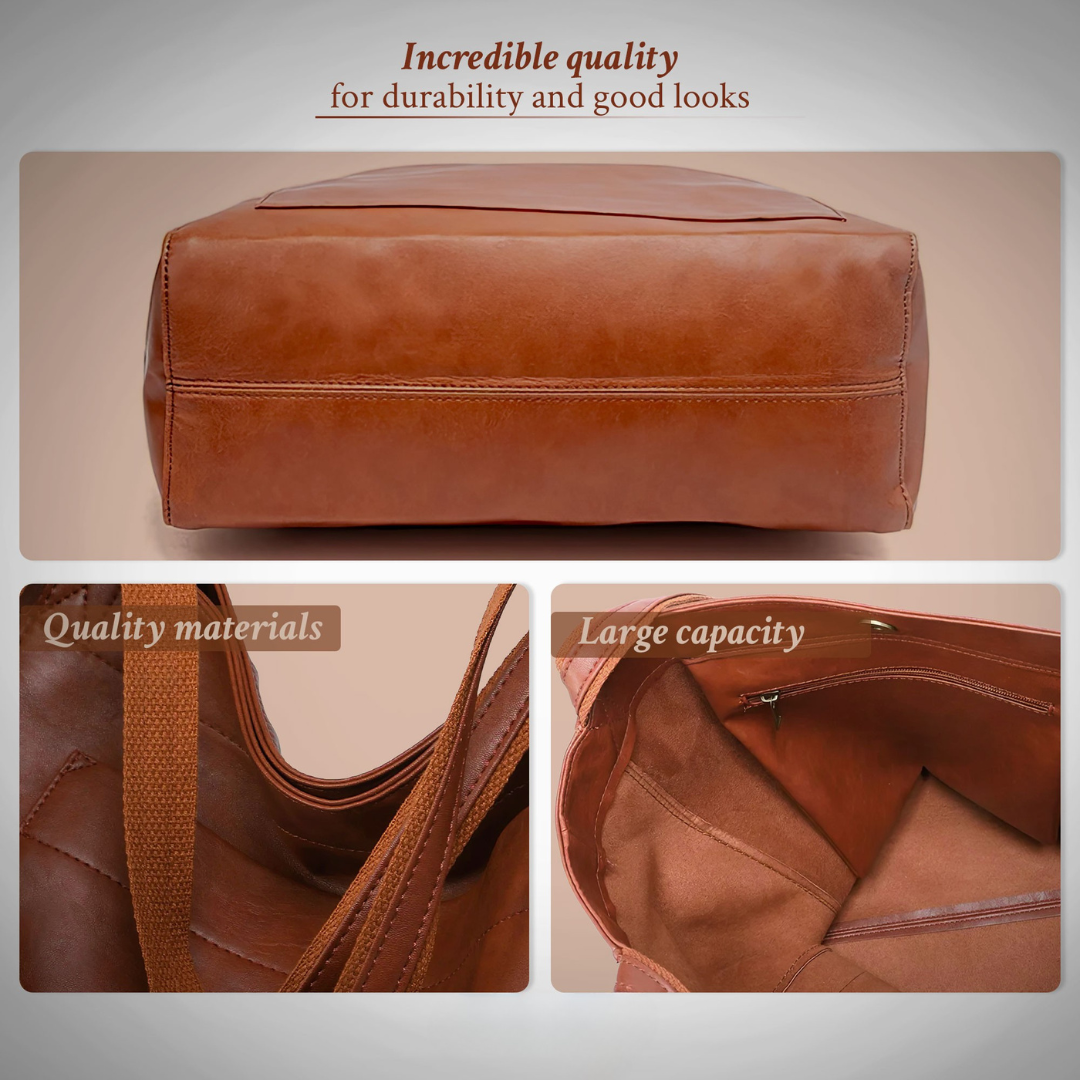 Modern Chic Premium Stylish Leather Shoulder Tote Bag