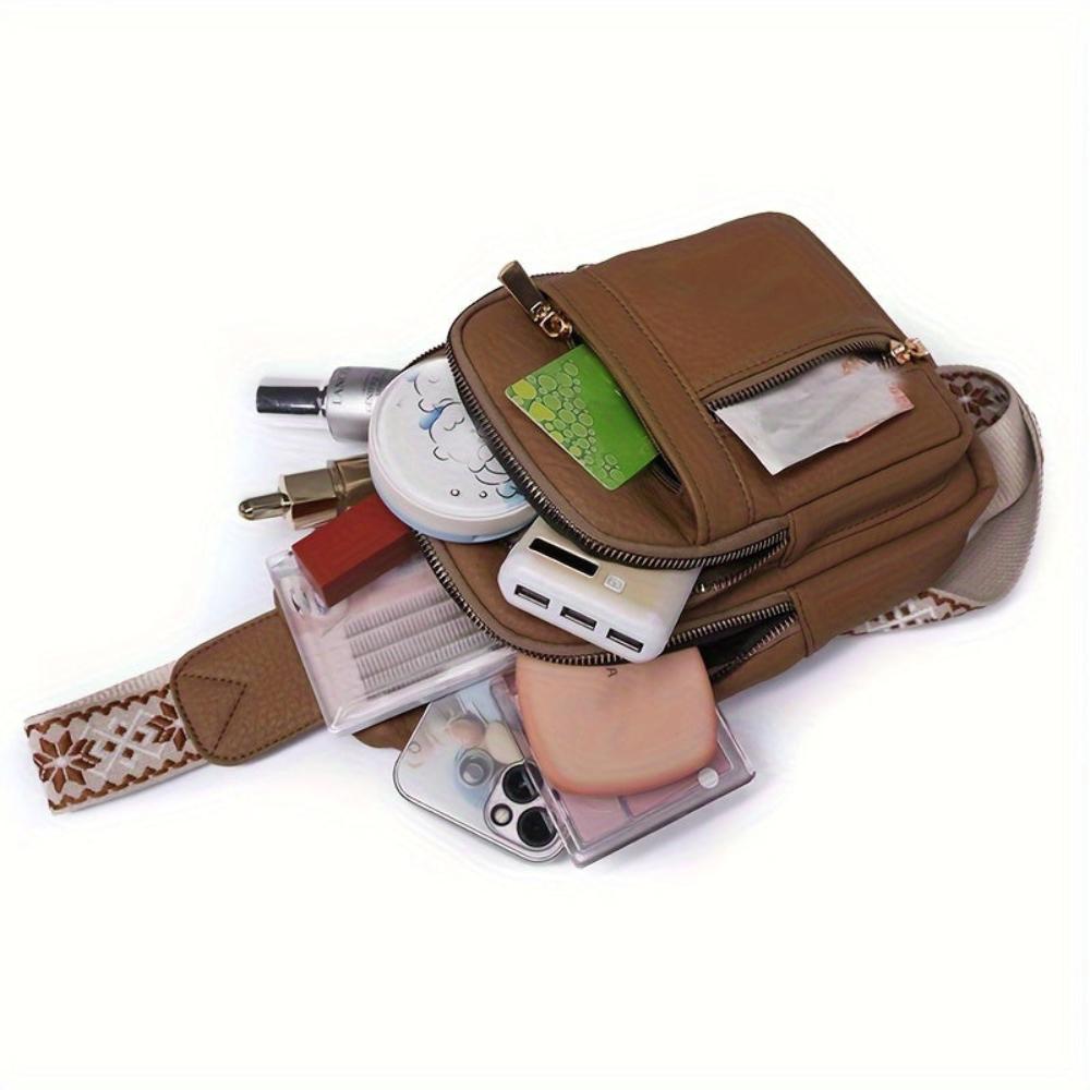 Hazel Stylish Vintage Chest Crossbody Shoulder Bag