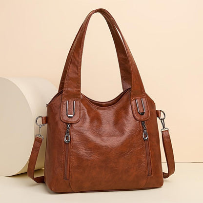 Classic Retro Tote Shoulder Leather Bag