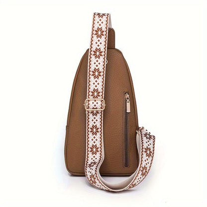 Hazel Stylish Vintage Chest Crossbody Shoulder Bag
