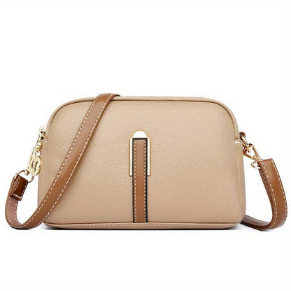 Stylish Embossed Leather Crossbody Bag for Women