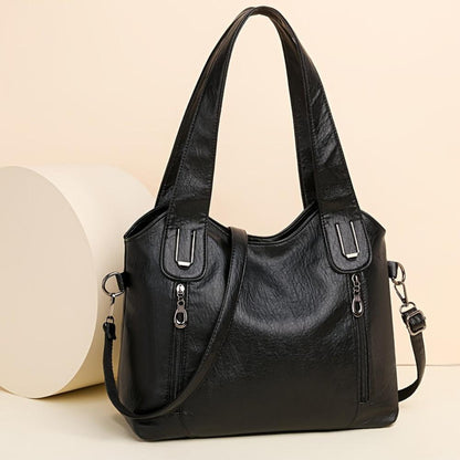 Classic Retro Tote Shoulder Leather Bag