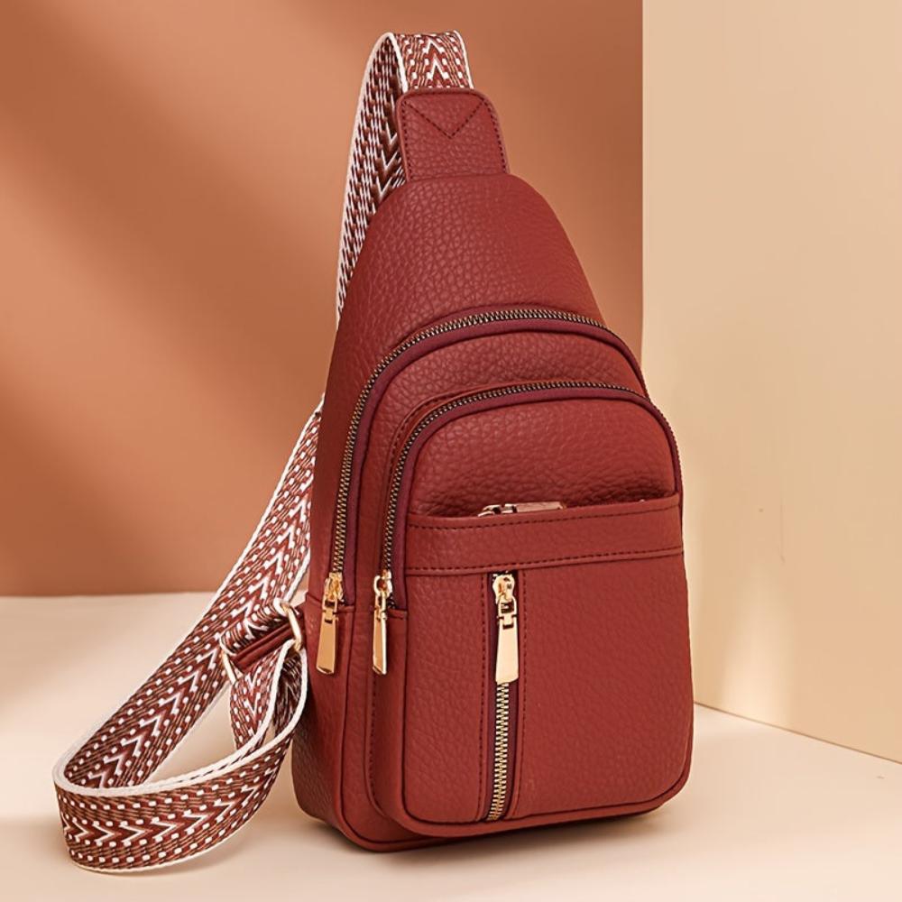 Hazel Stylish Vintage Chest Crossbody Shoulder Bag