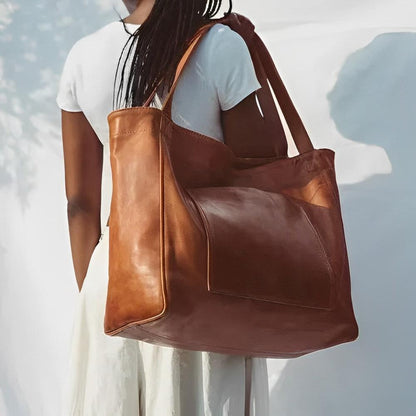 Timeless Elegance Handcrafted Aurora Leather Satchel