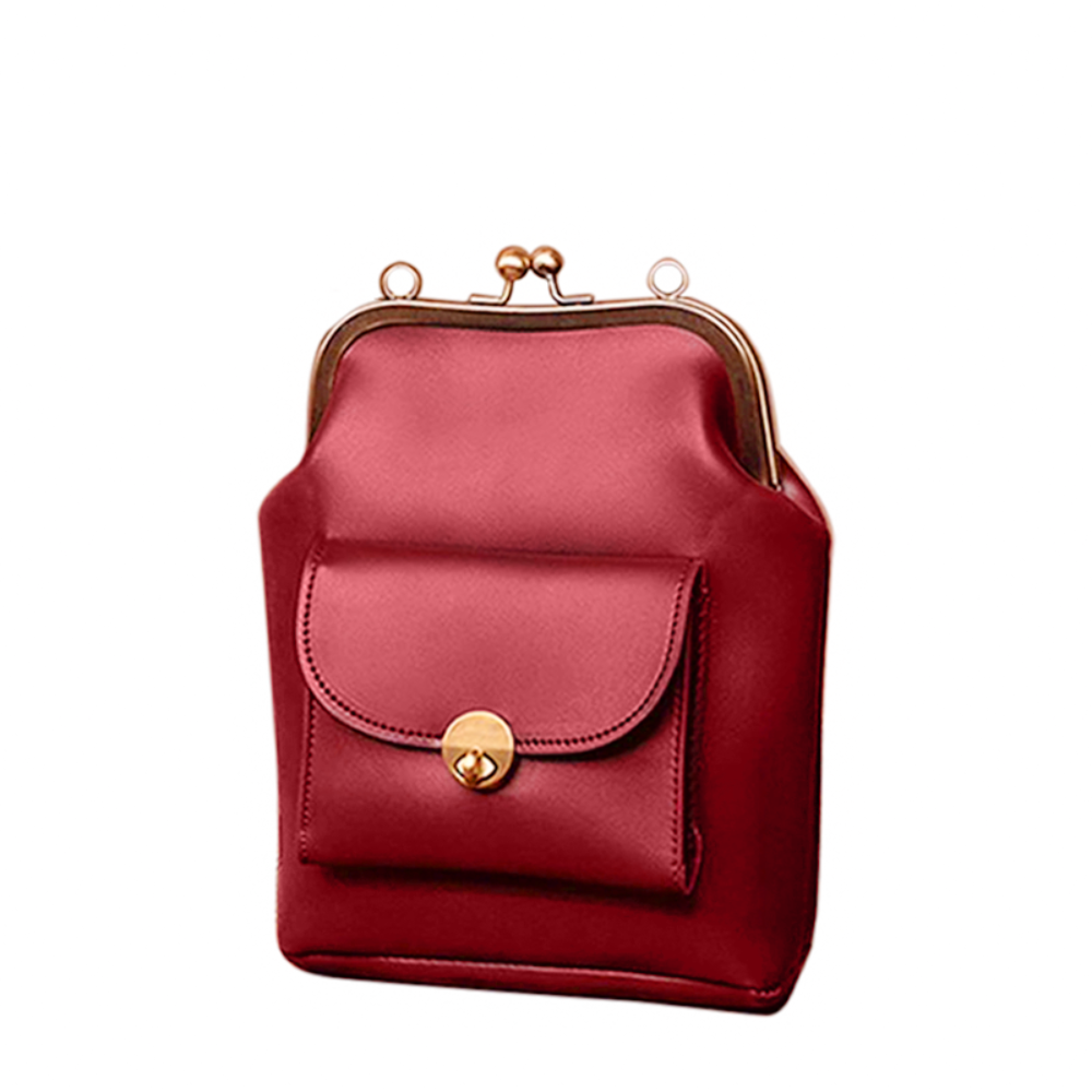 Retro Chic Vintage Kiss Lock Handbag Essential