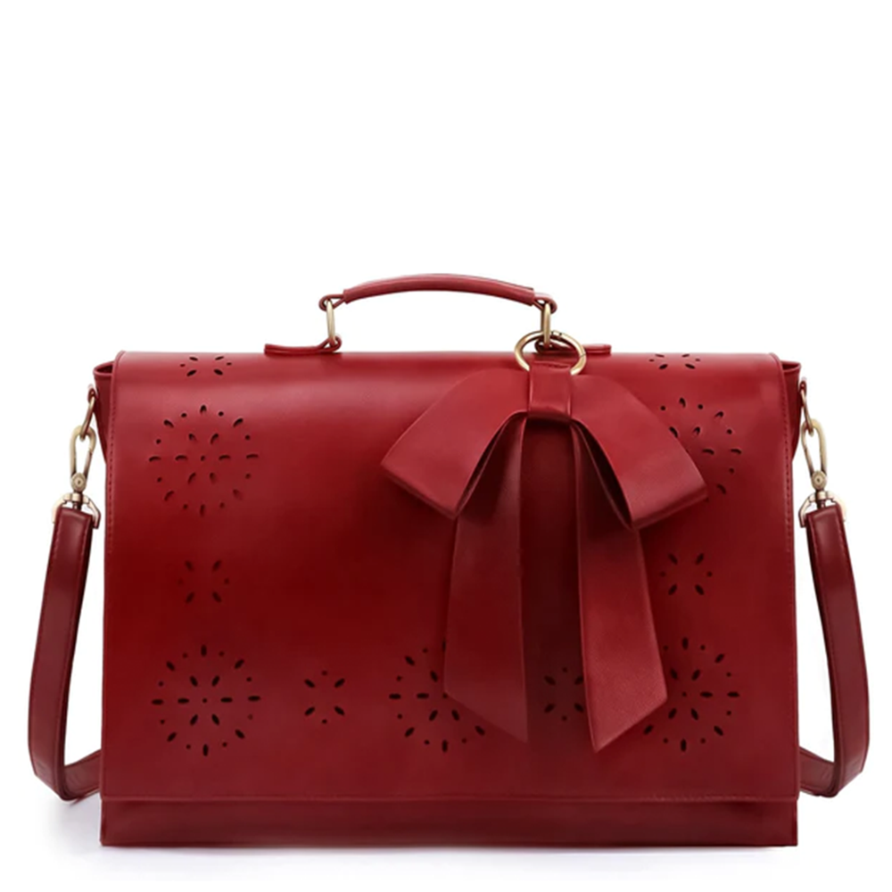 Elegant Bow-Tie Satchel Handbag for Women