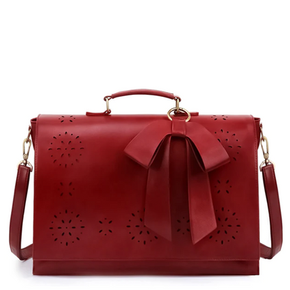 Elegant Bow-Tie Satchel Handbag for Women